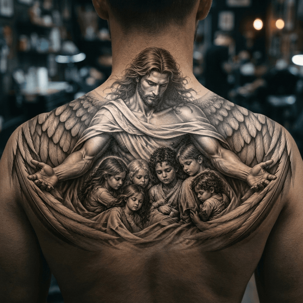 Тату эскиз: Tryon: back