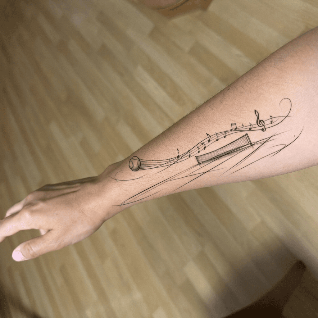 Тату эскиз: Tryon: forearm