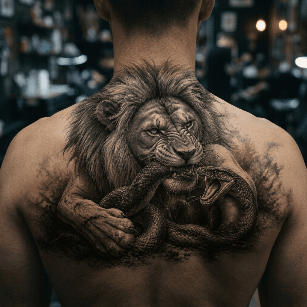 Тату эскиз: Tryon: back