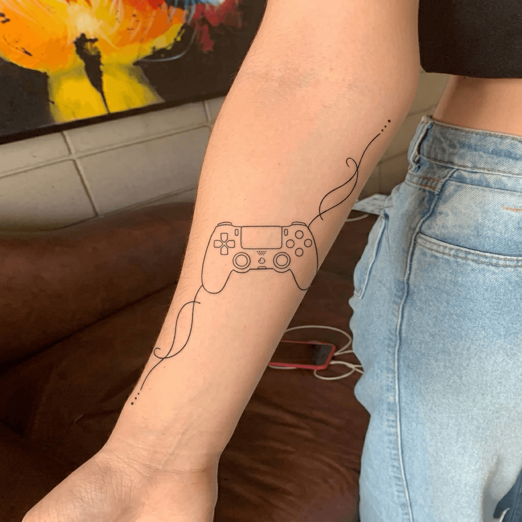 Тату эскиз: Tryon: forearm