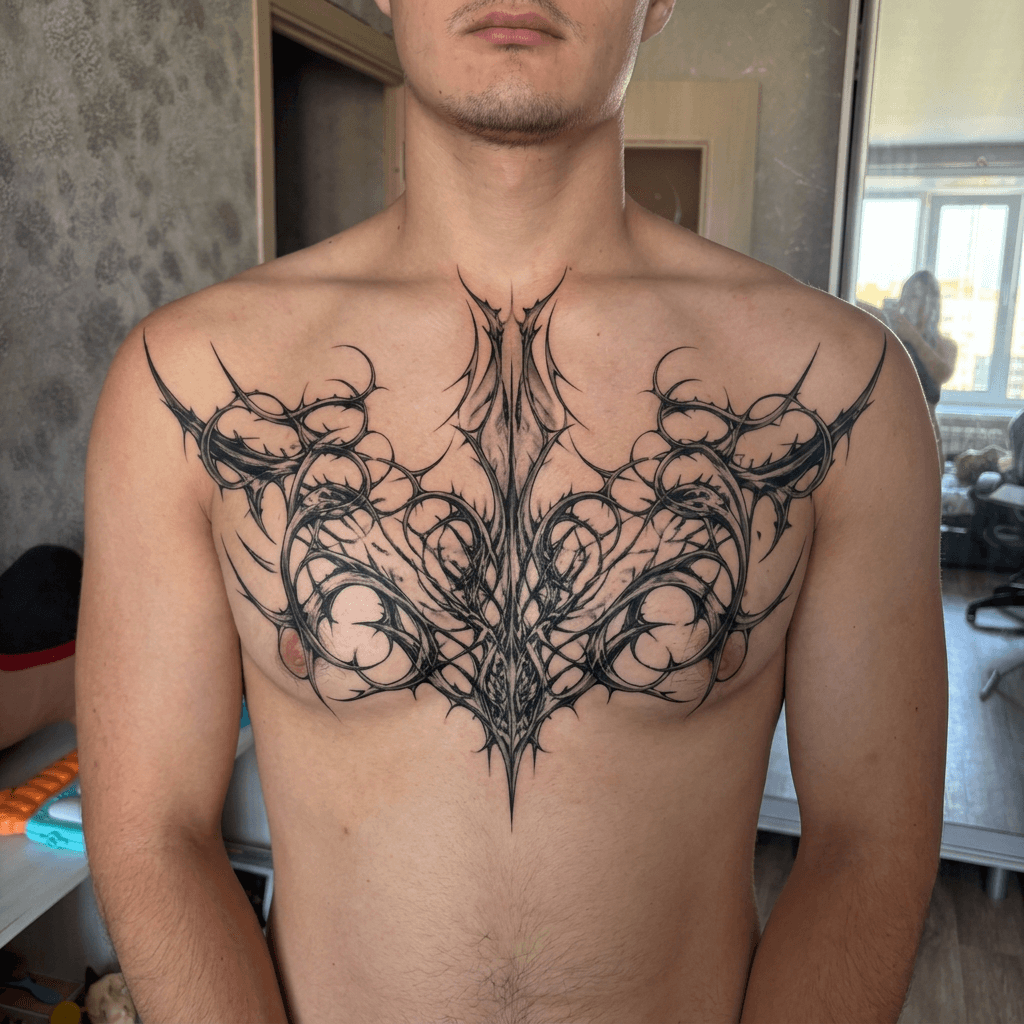 Тату эскиз: Tryon: chest