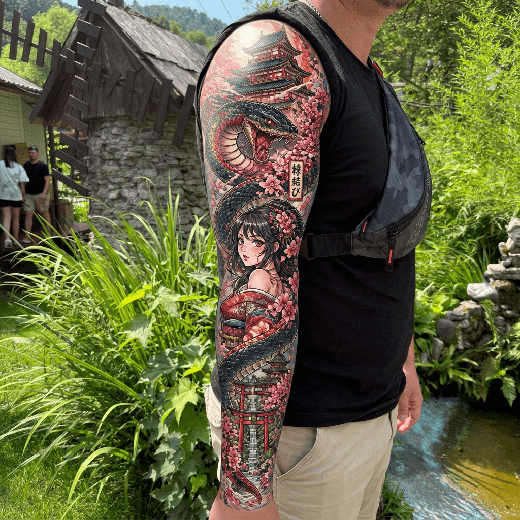 Тату эскиз: Tryon: forearm