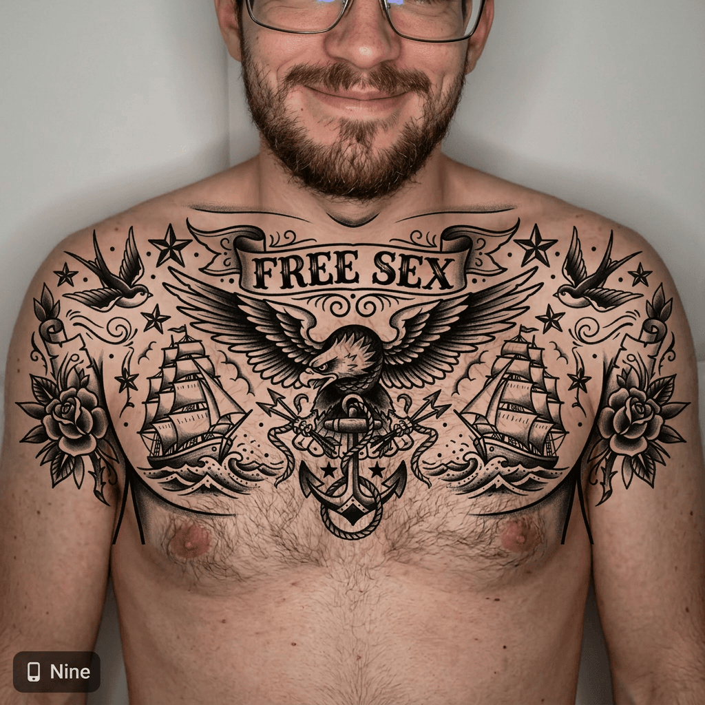 Тату эскиз: Tryon: forearm