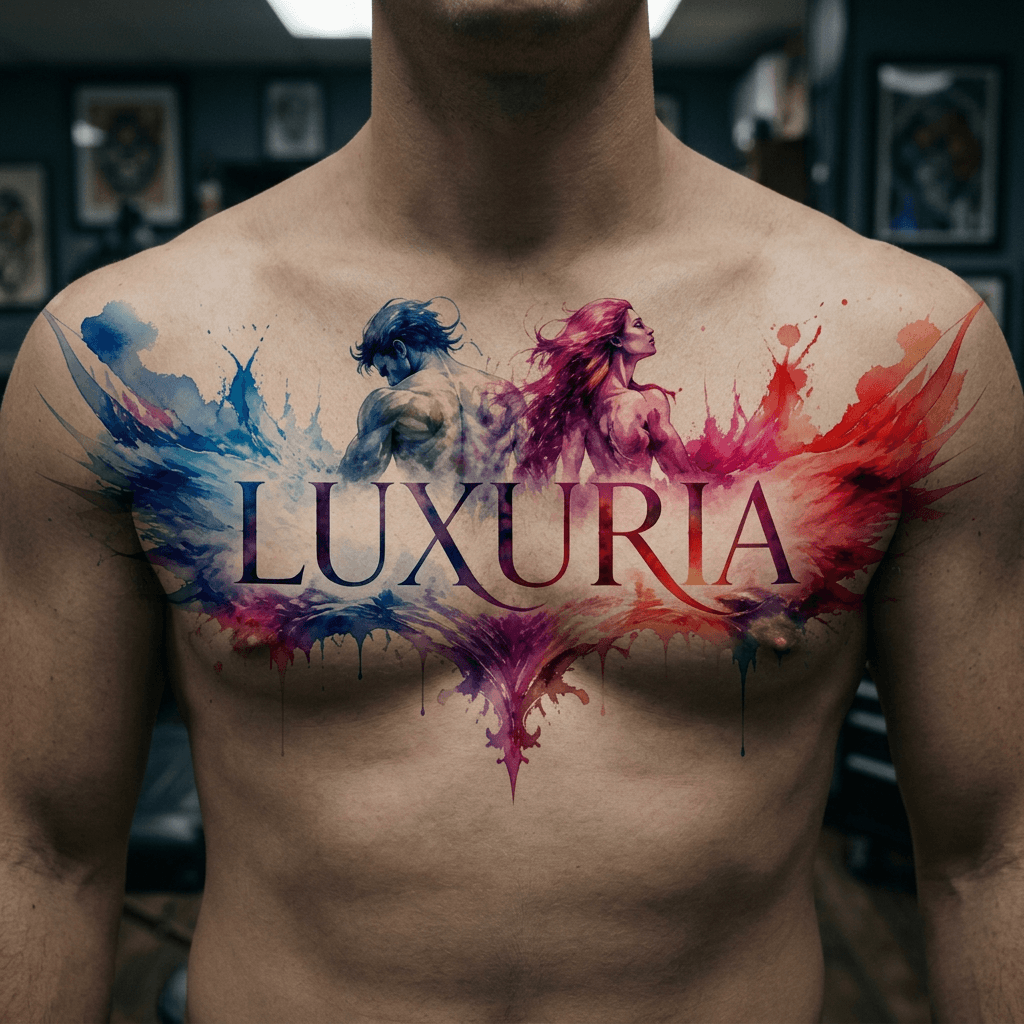 Тату эскиз: Tryon: chest