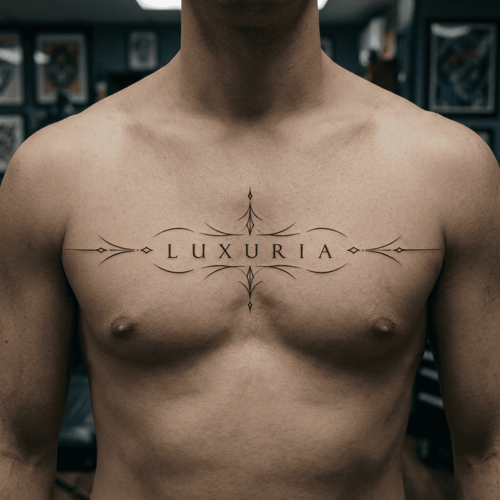 Тату эскиз: Tryon: chest