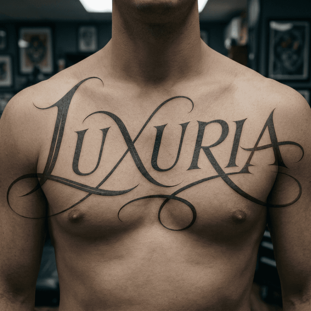 Тату эскиз: Tryon: chest