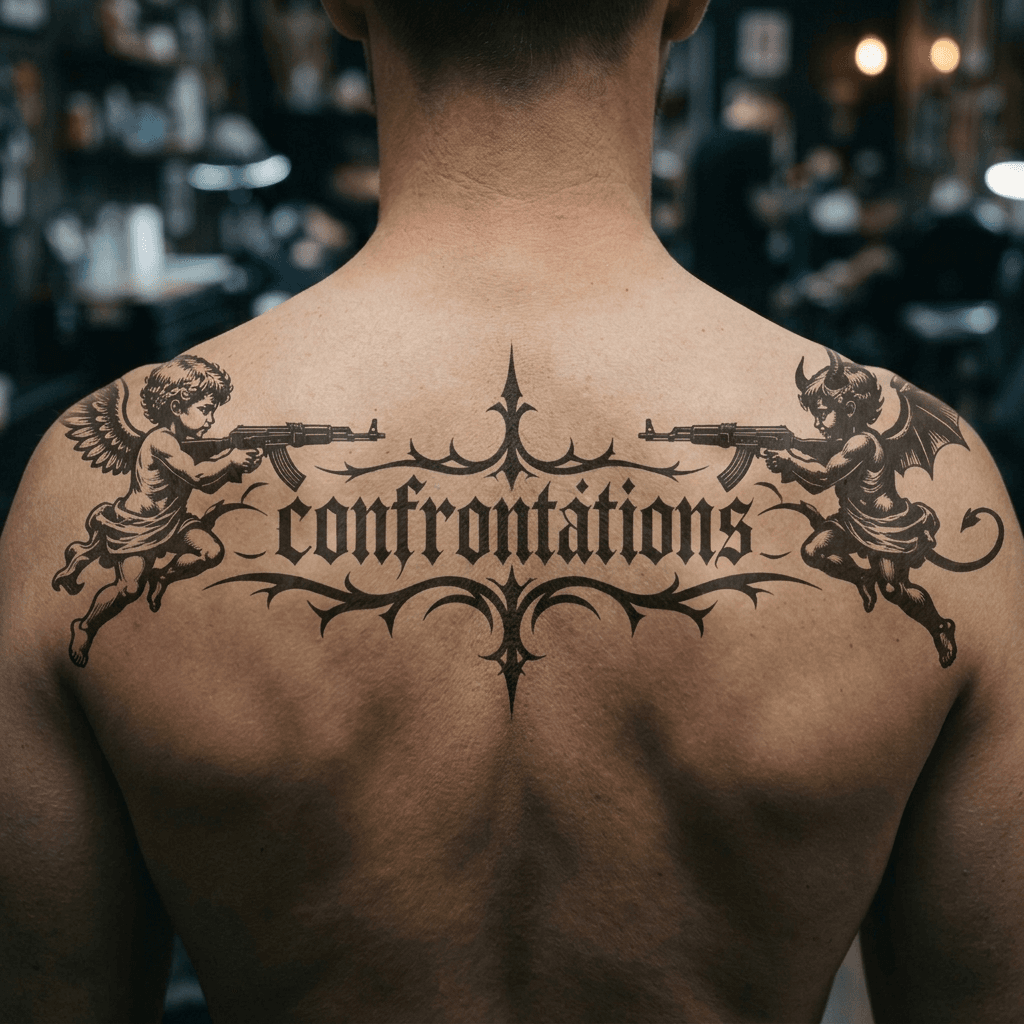 Тату эскиз: Tryon: back