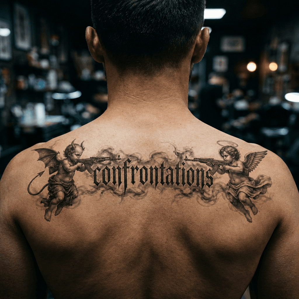 Тату эскиз: Tryon: back