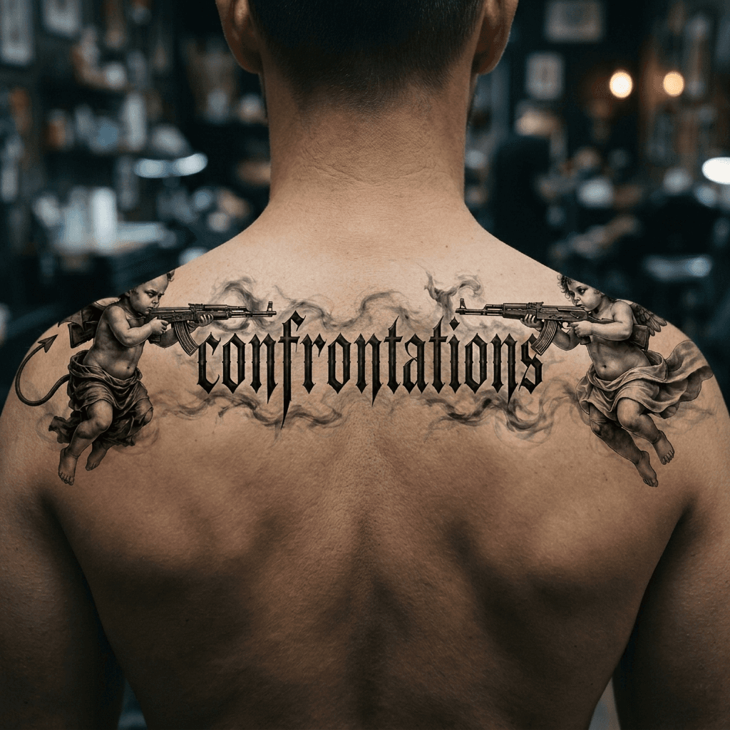 Тату эскиз: Tryon: back