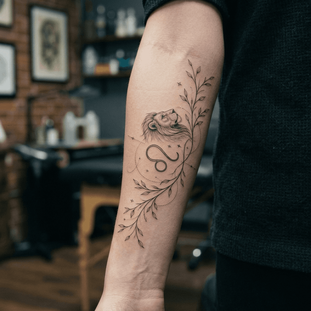Тату эскиз: Tryon: forearm