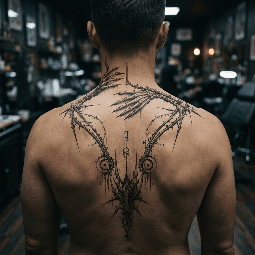 Тату эскиз: Tryon: back
