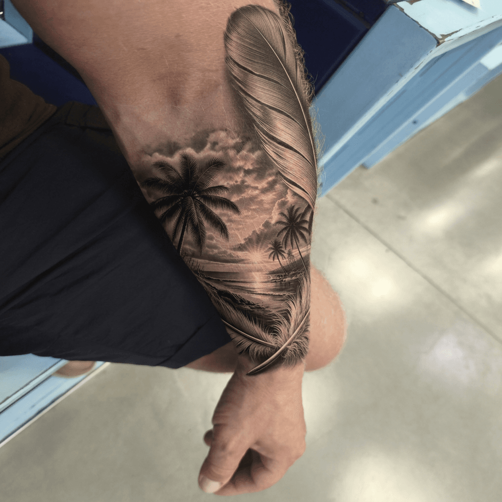 Тату эскиз: Tryon: sleeve