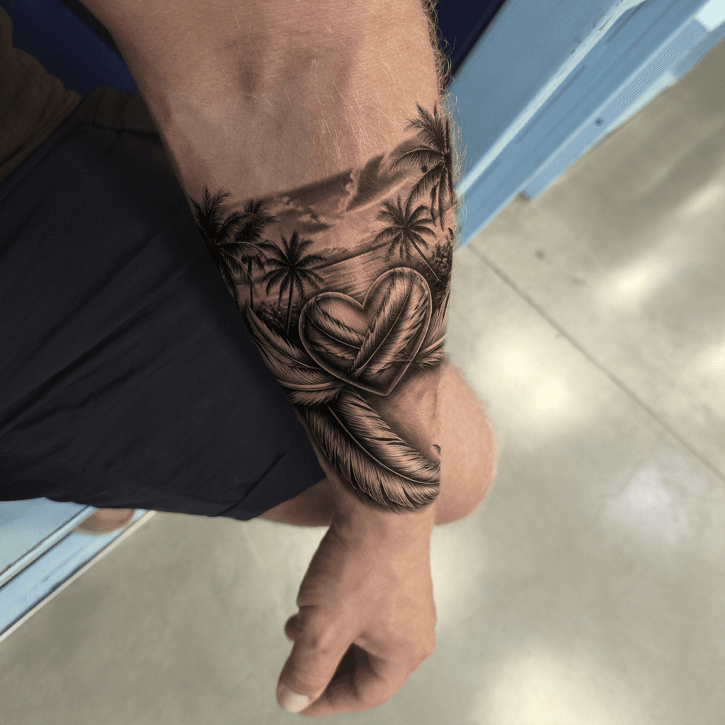 Тату эскиз: Tryon: sleeve