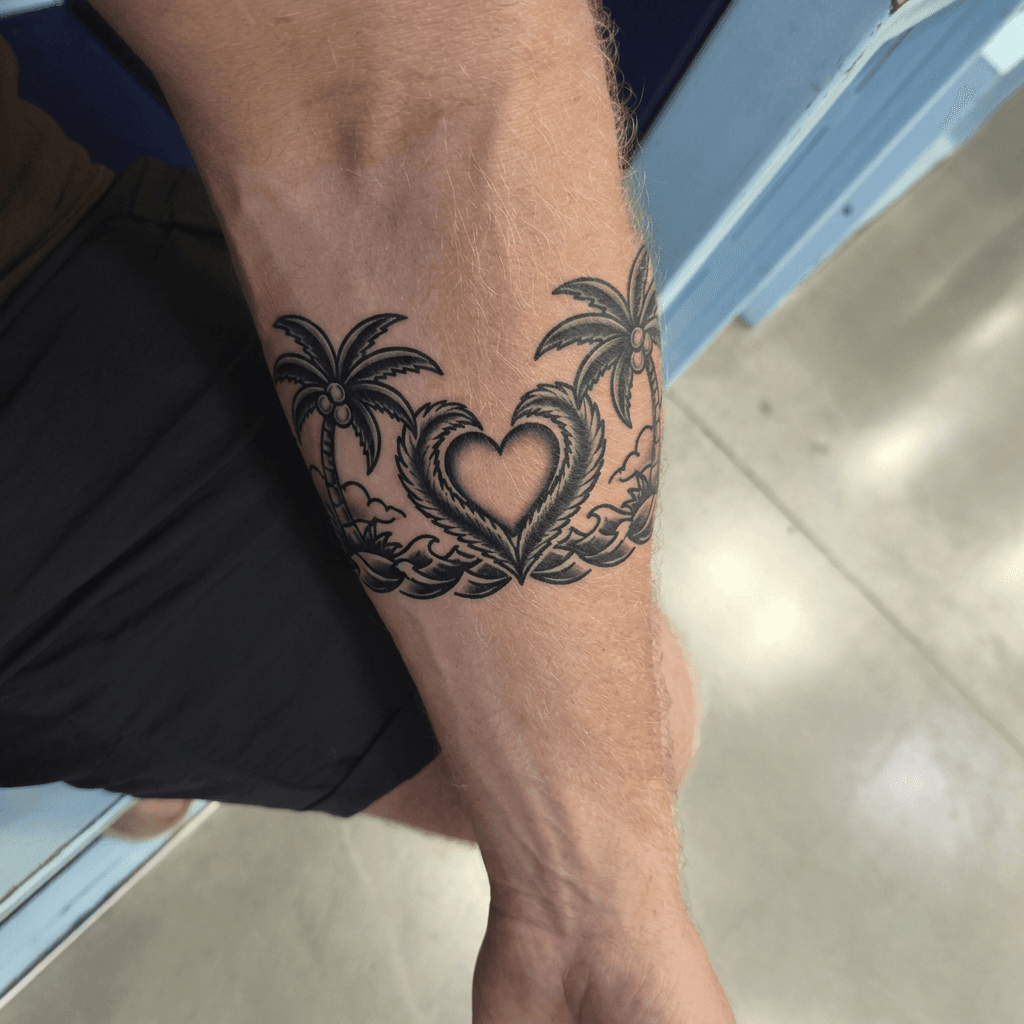 Тату эскиз: Tryon: forearm