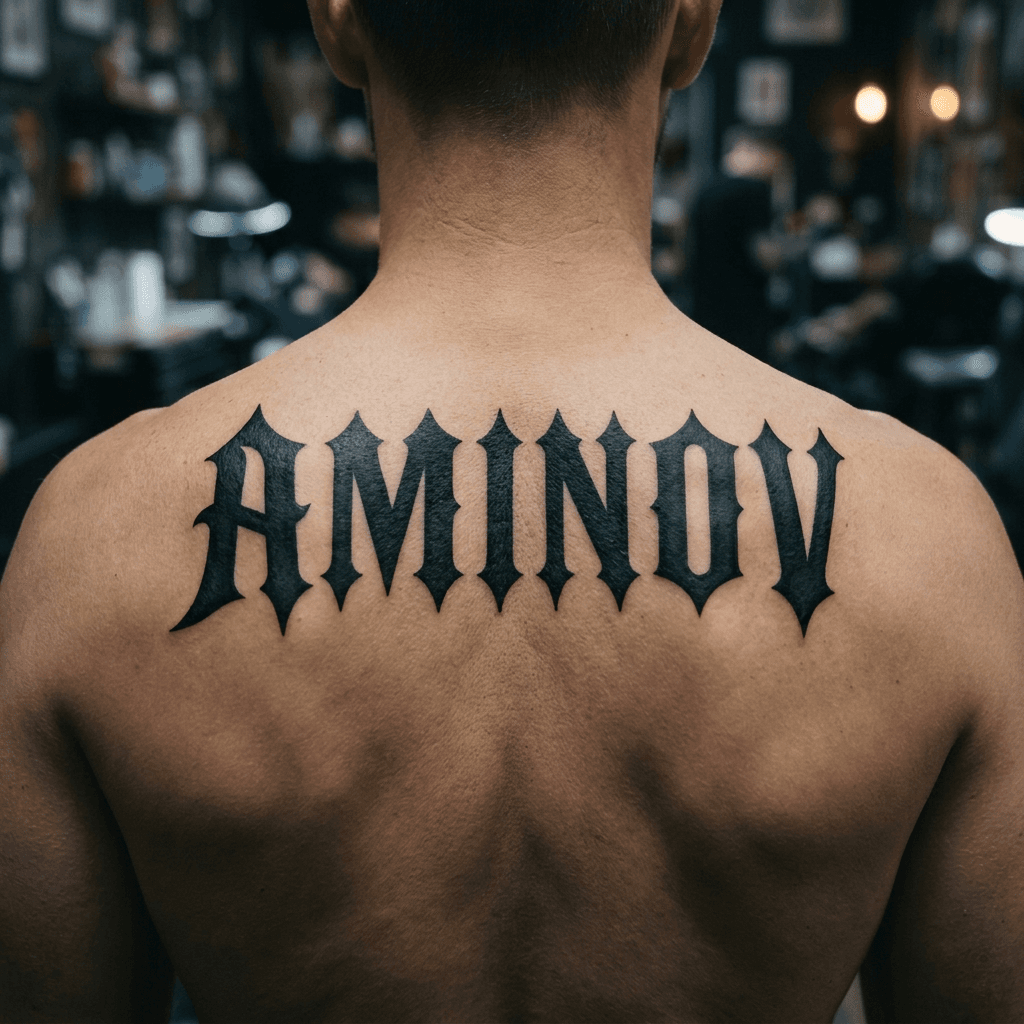 Тату эскиз: Tryon: back