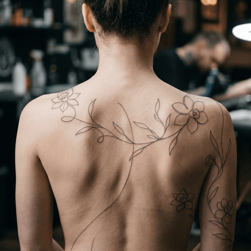 Тату эскиз: Tryon: back