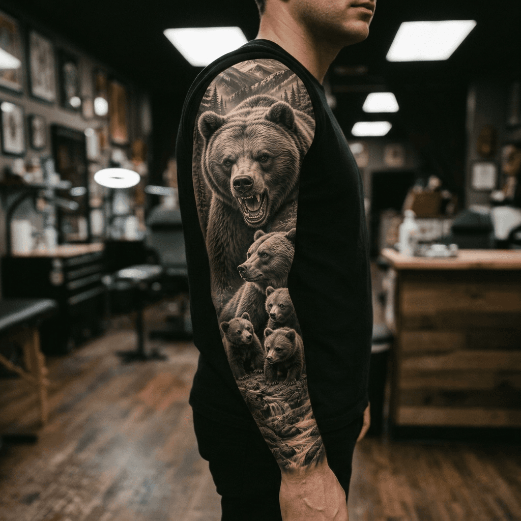 Тату эскиз: Tryon: sleeve