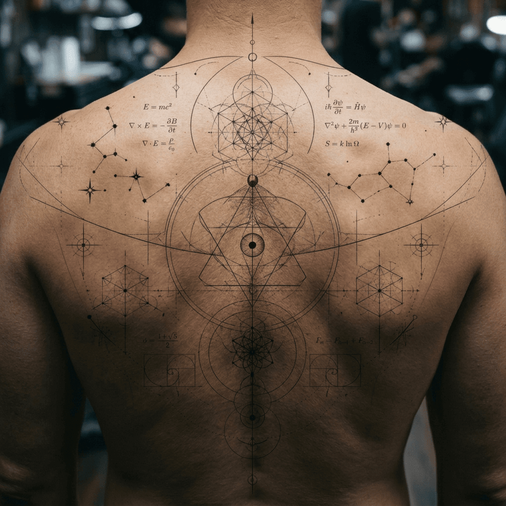 Тату эскиз: Tryon: back