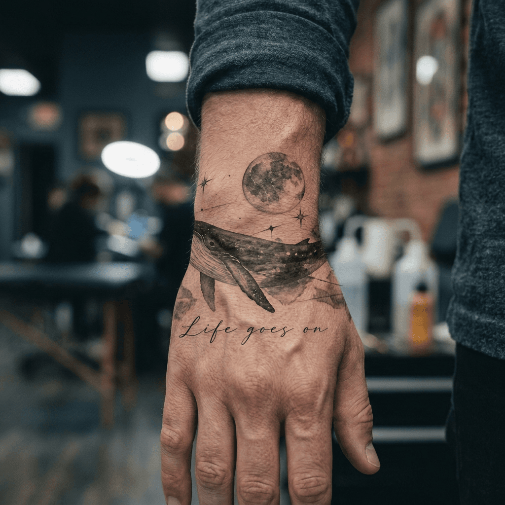 Тату эскиз: Tryon: wrist