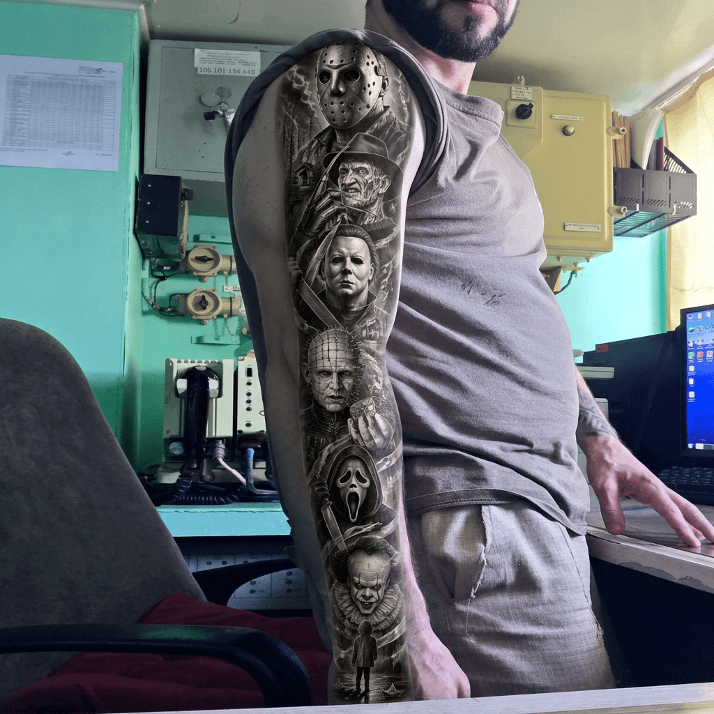 Тату эскиз: Tryon: sleeve