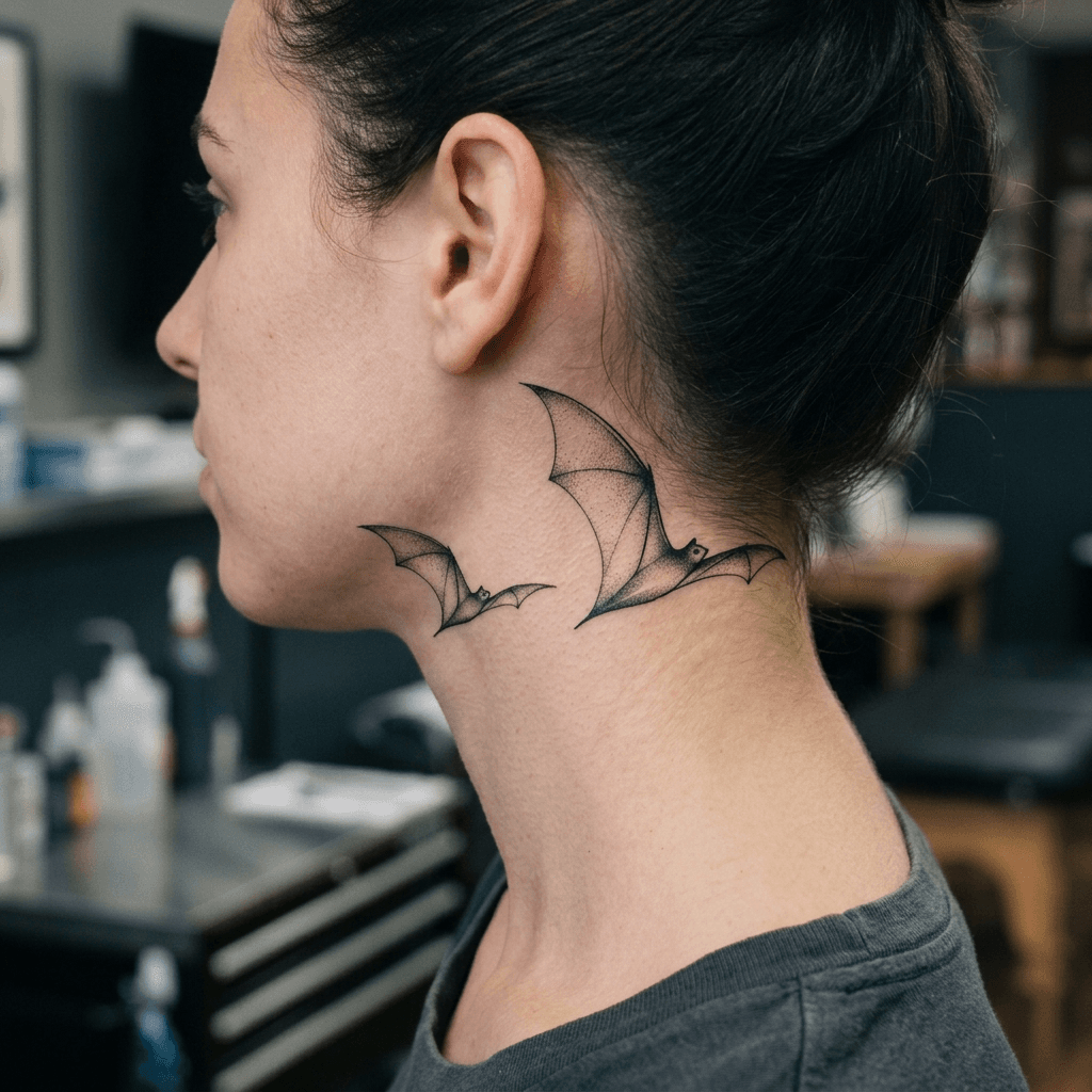 Тату эскиз: Tryon: neck