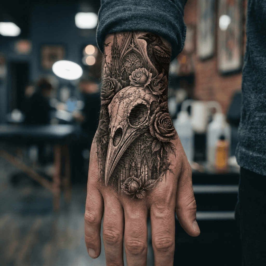Тату эскиз: Tryon: wrist
