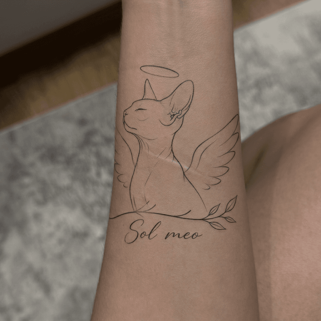 Тату эскиз: Tryon: forearm