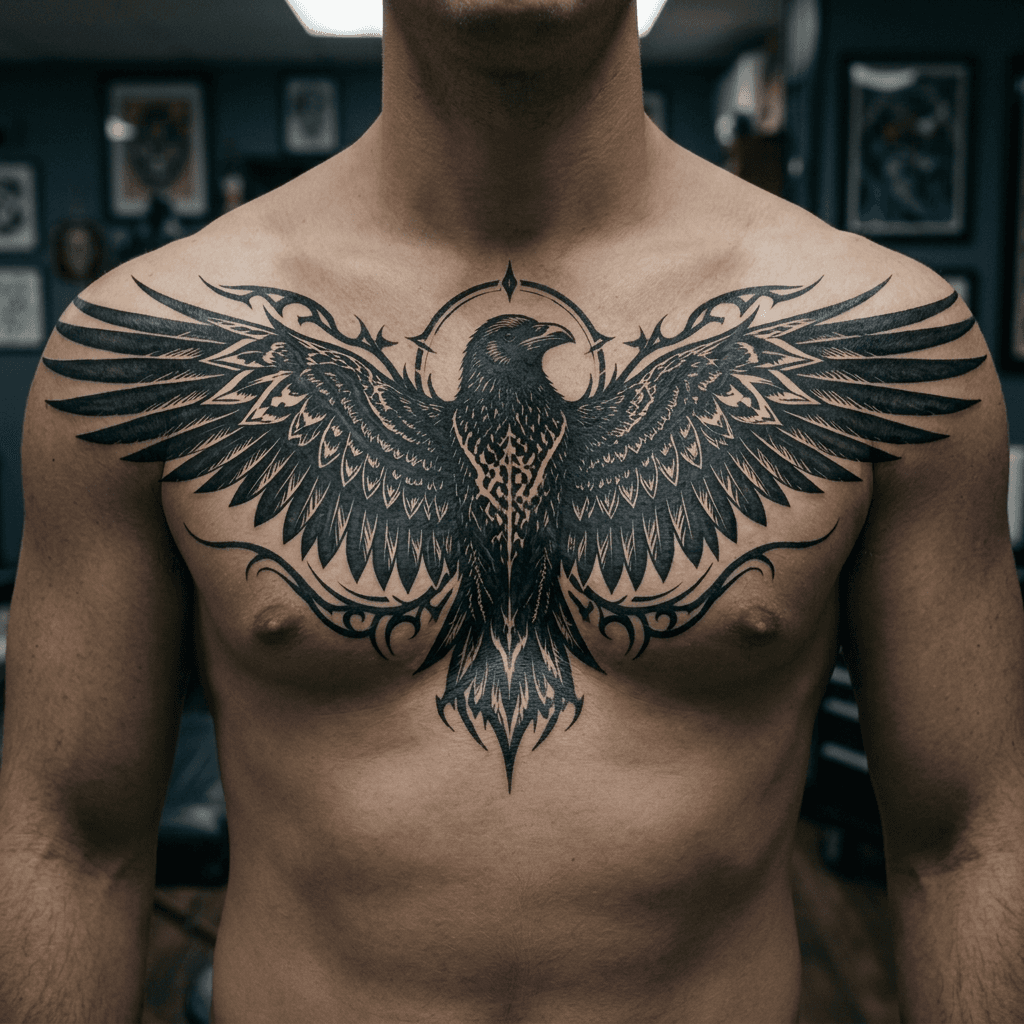 Тату эскиз: Tryon: chest