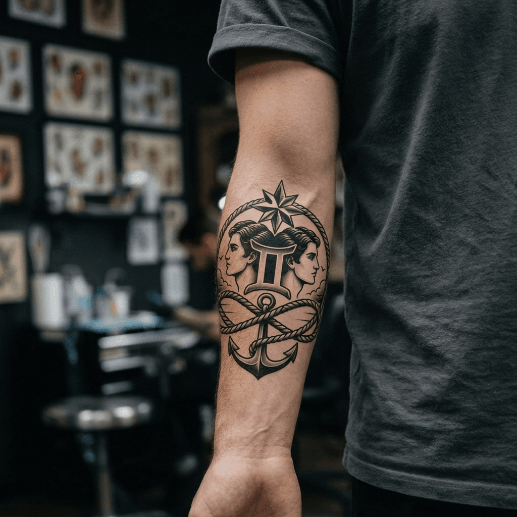 Тату эскиз: Tryon: forearm