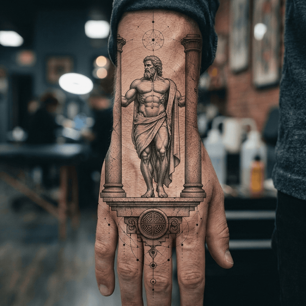 Тату эскиз: Tryon: wrist