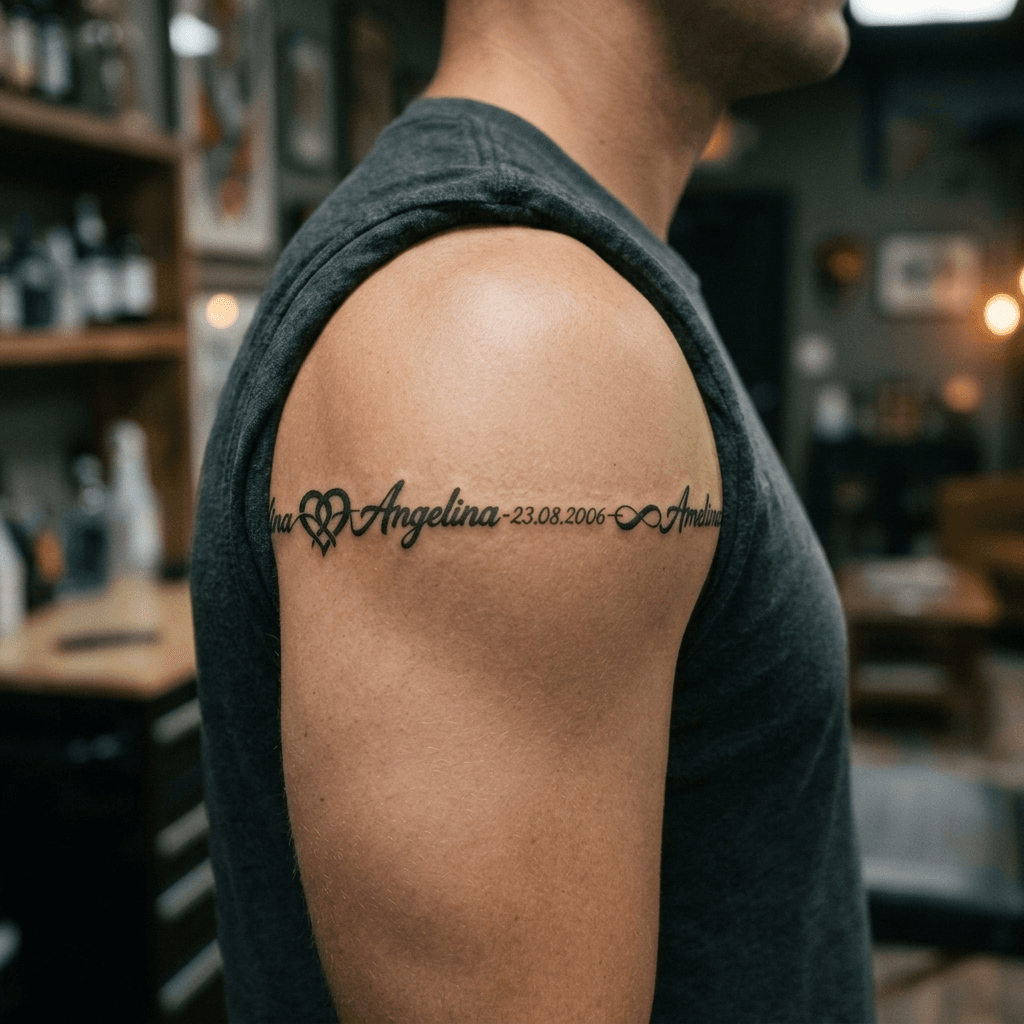 Тату эскиз: Tryon: shoulder