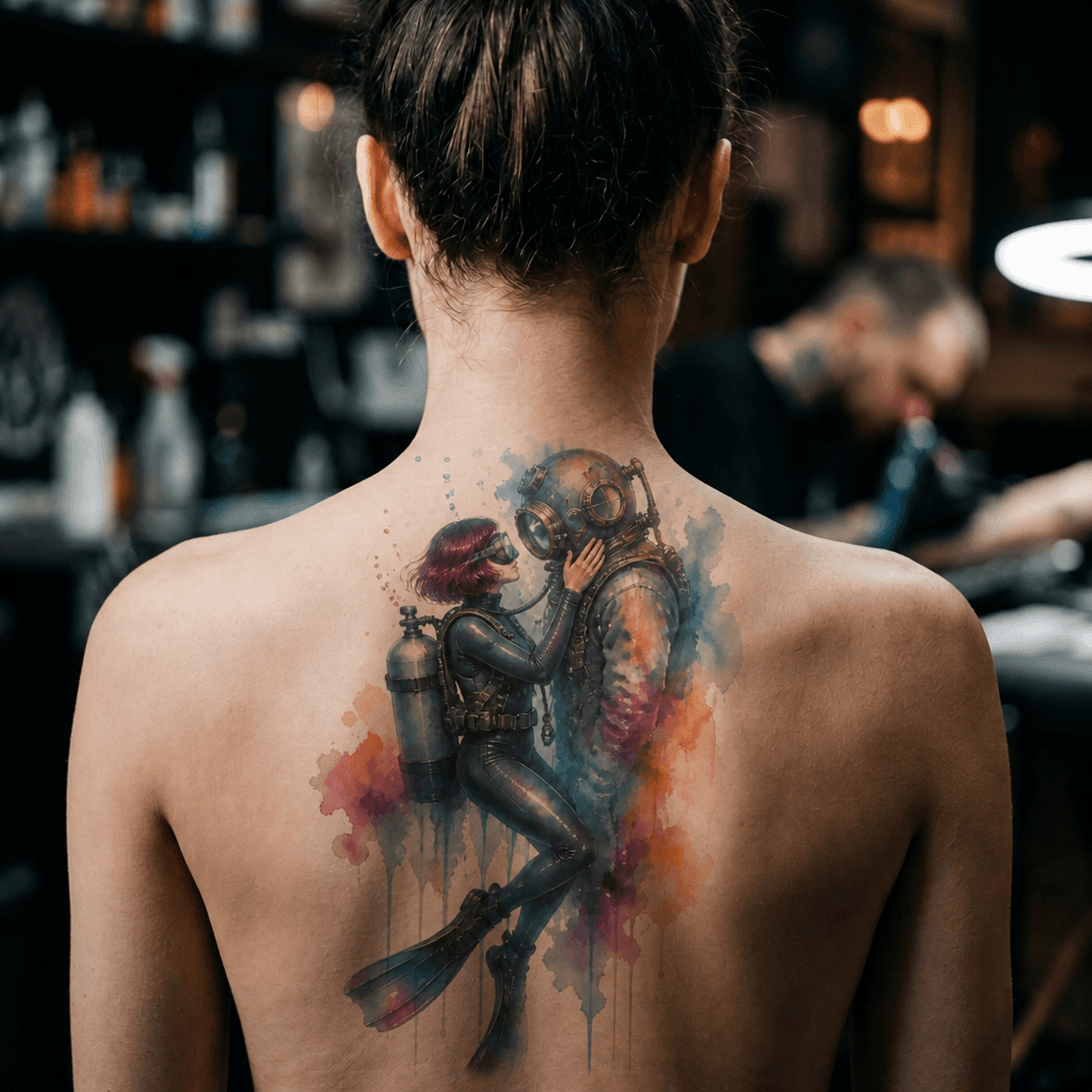 Тату эскиз: Tryon: back