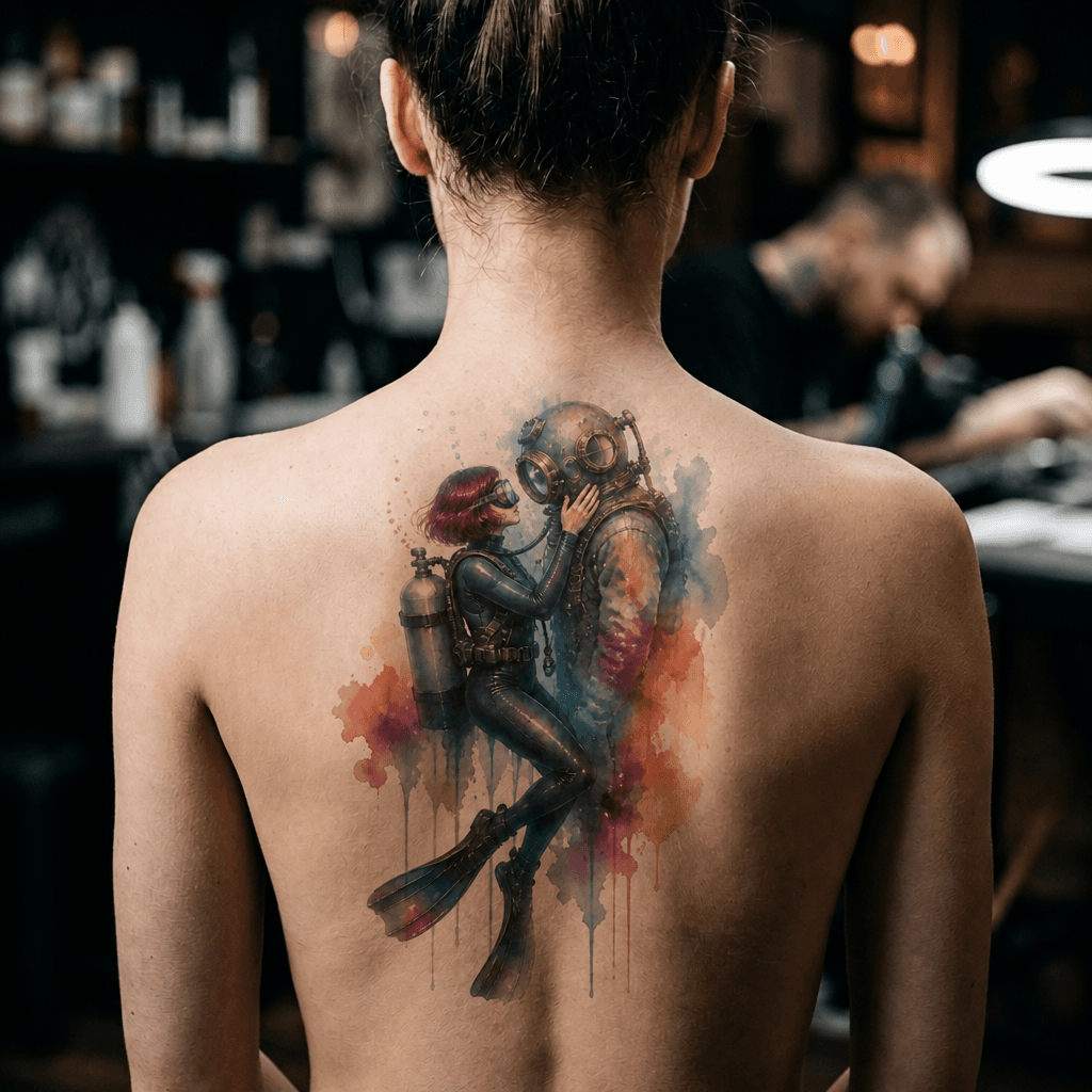 Тату эскиз: Tryon: back