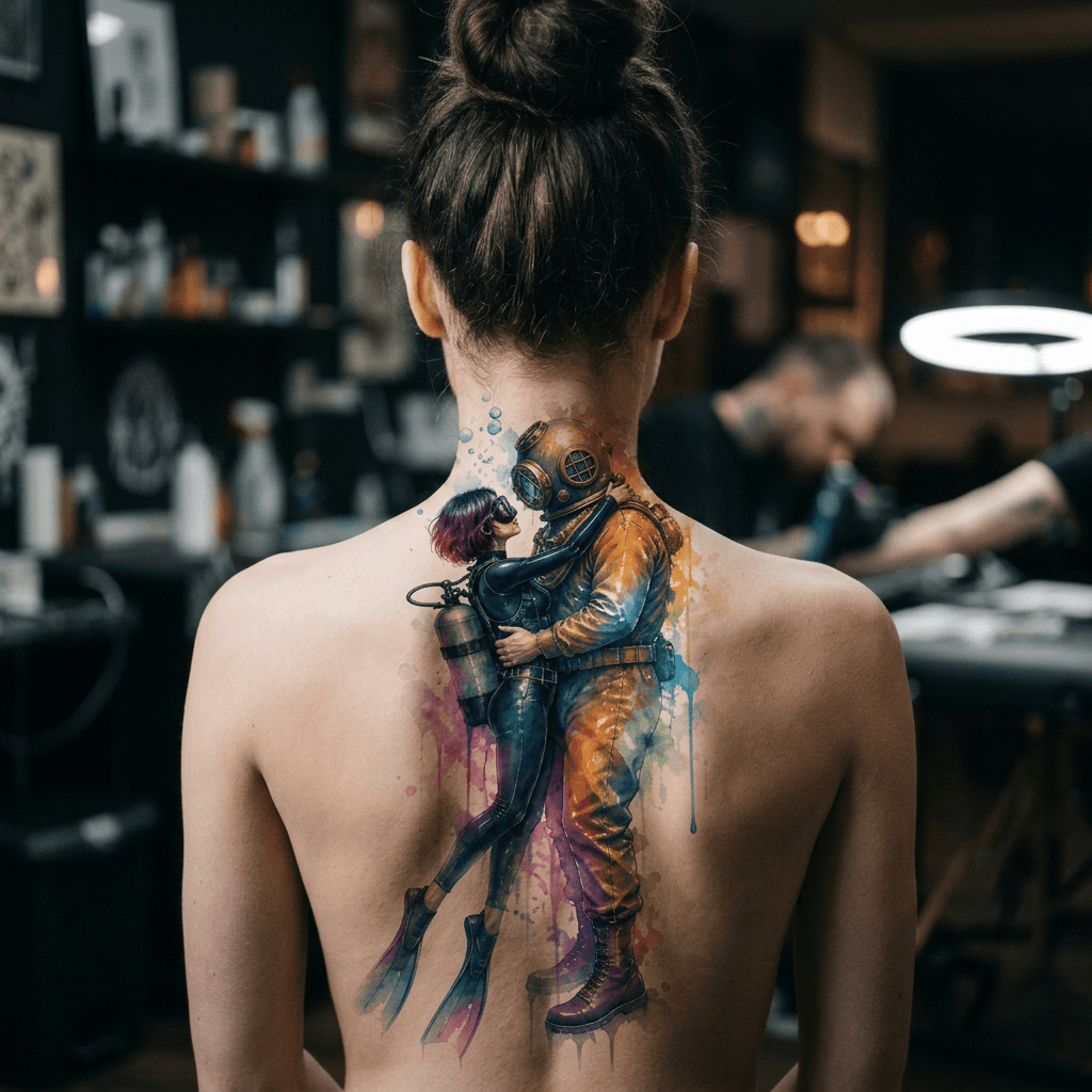 Тату эскиз: Tryon: back