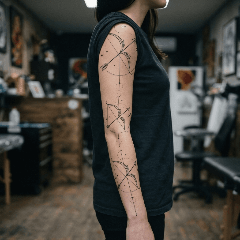 Тату эскиз: Tryon: sleeve