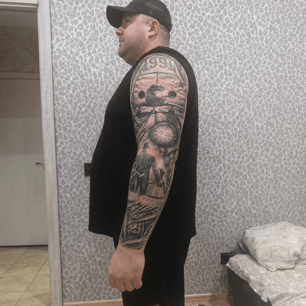Тату эскиз: Tryon: sleeve