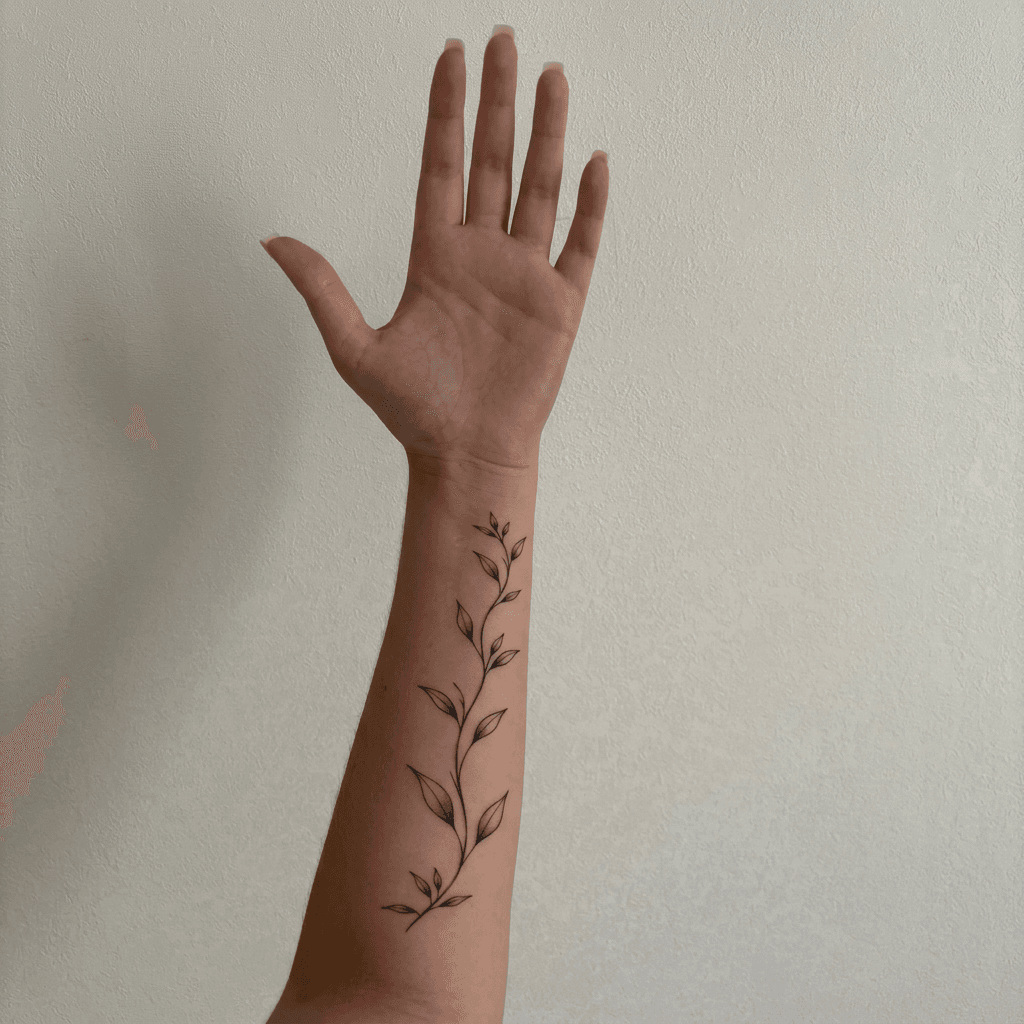 Тату эскиз: Tryon: forearm