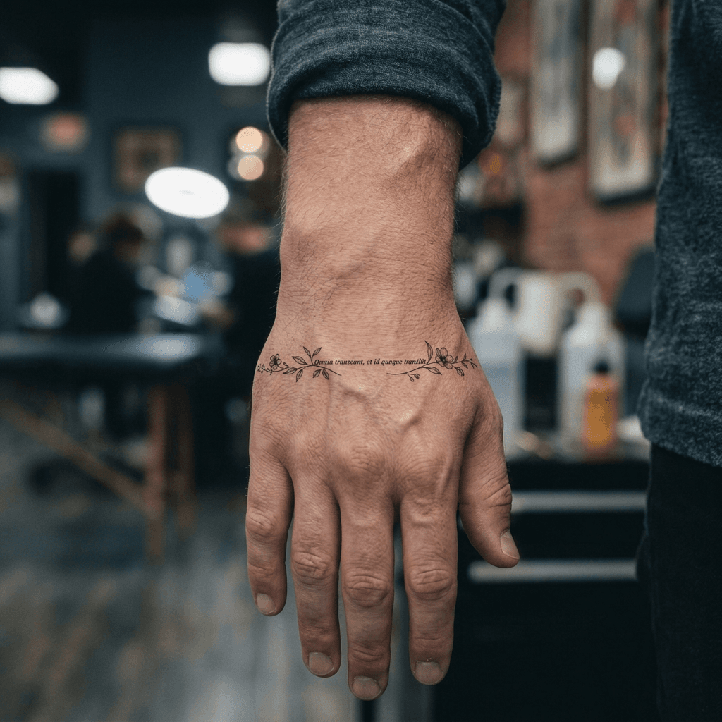 Тату эскиз: Tryon: wrist