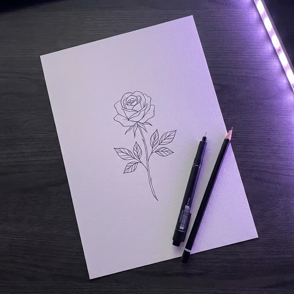 Пример эскиза тату