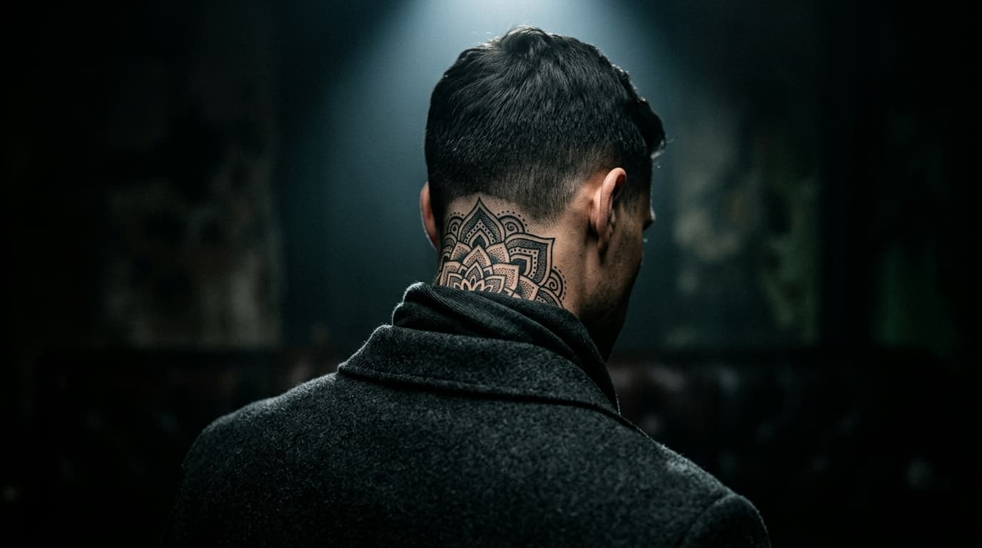 Тату на шею: стильные варианты для мужчин и девушек