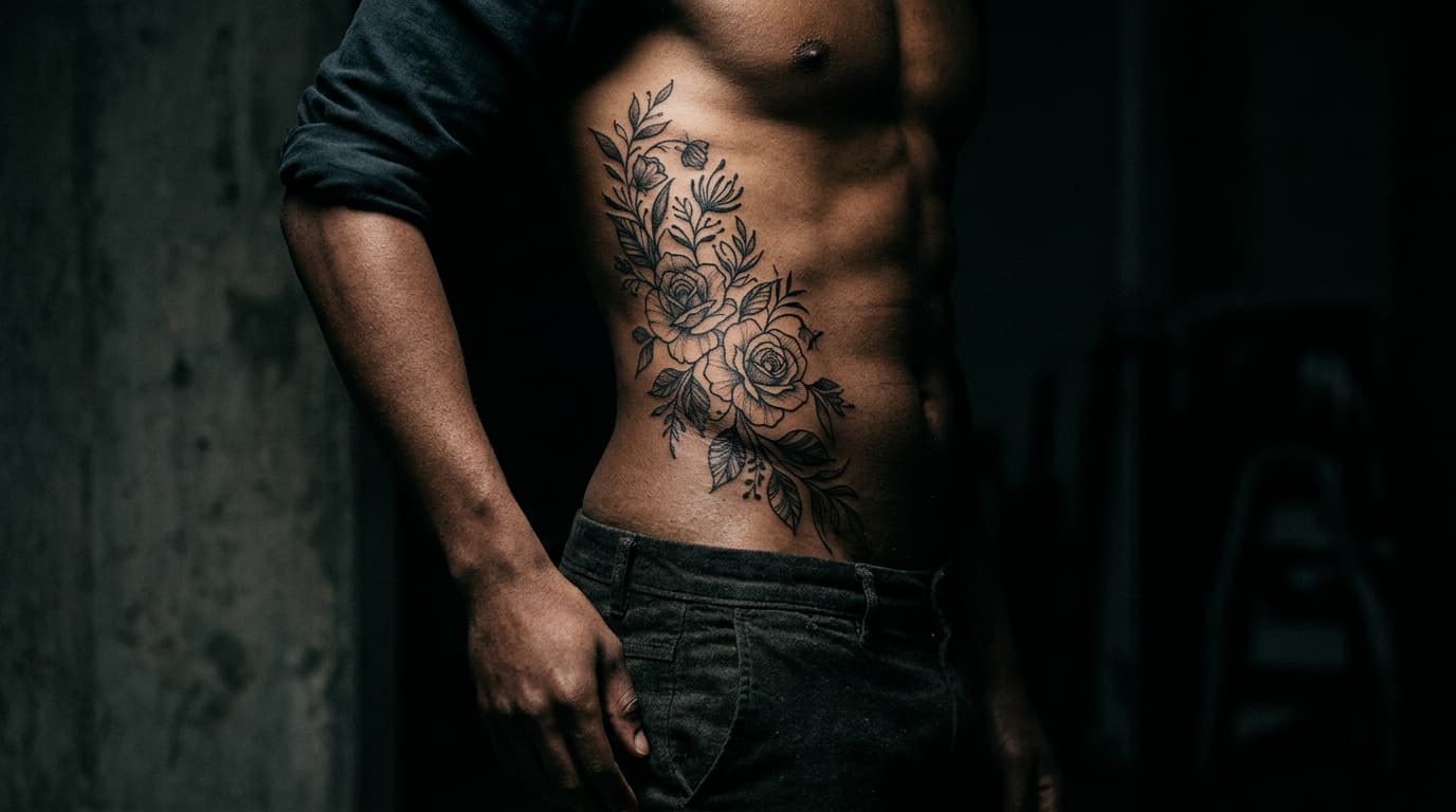 Тату на ребра: элегантные эскизы для девушек и мужчин