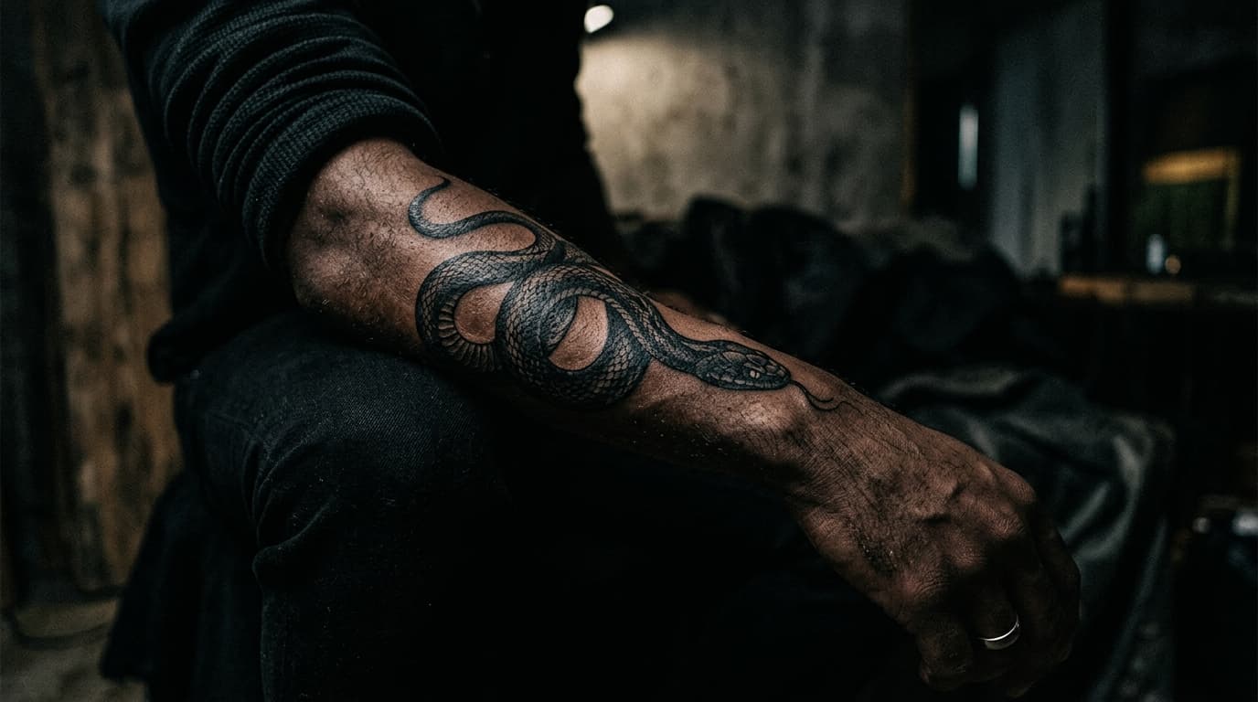 Тату змея: значение, эскизы и лучшие стили