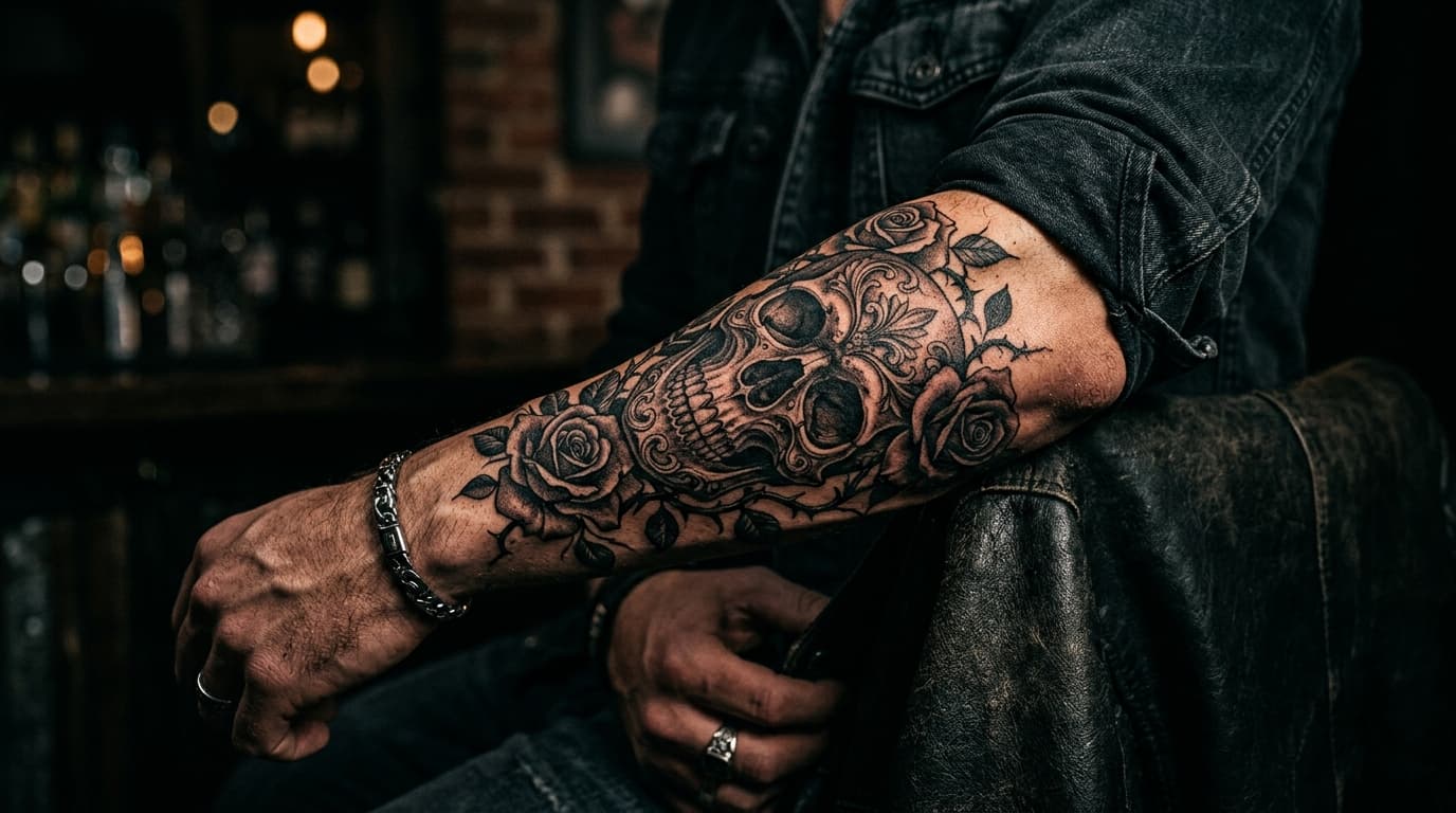 Тату череп: значение, стили и эскизы