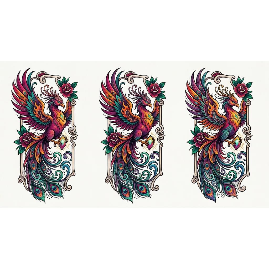 феникс неотрадиционный яркий