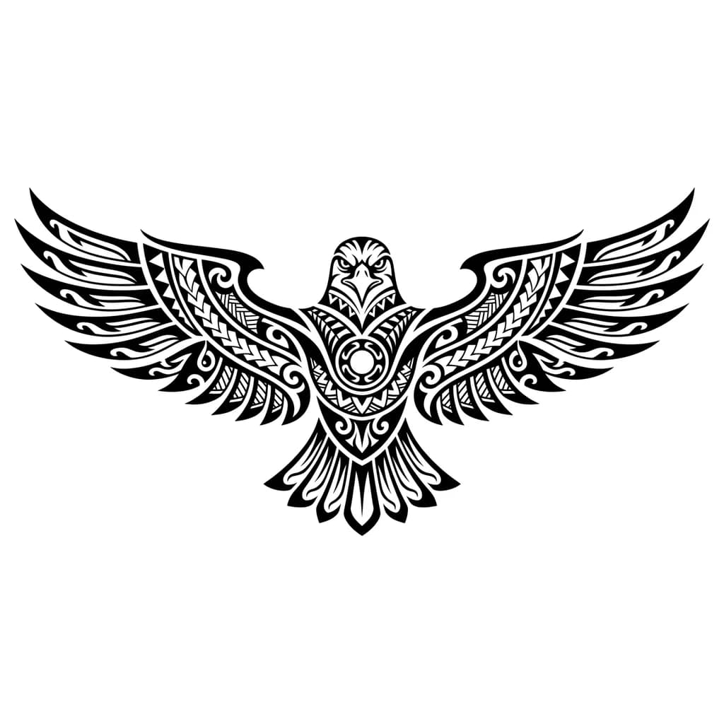 орёл трайбл на плечо