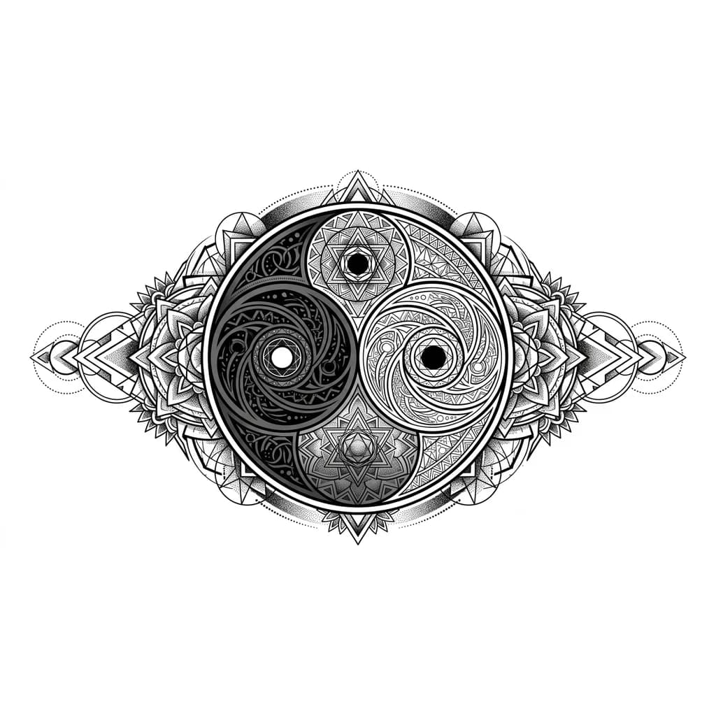 инь-янь геометрический