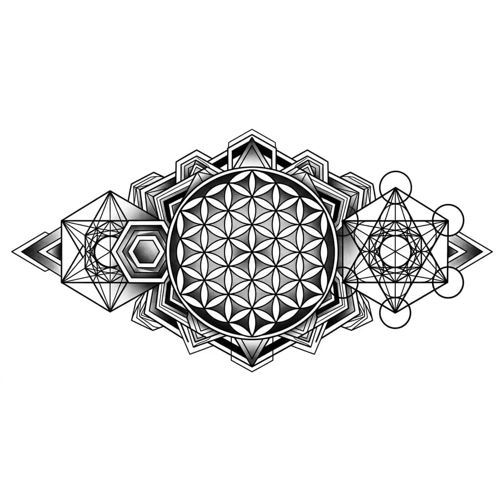 цветок жизни sacred геометрия