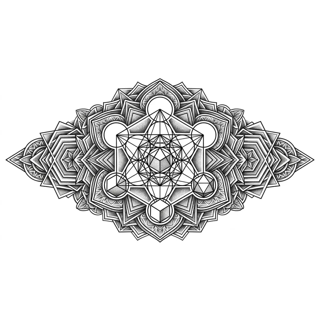 куб Метатрона геометрия