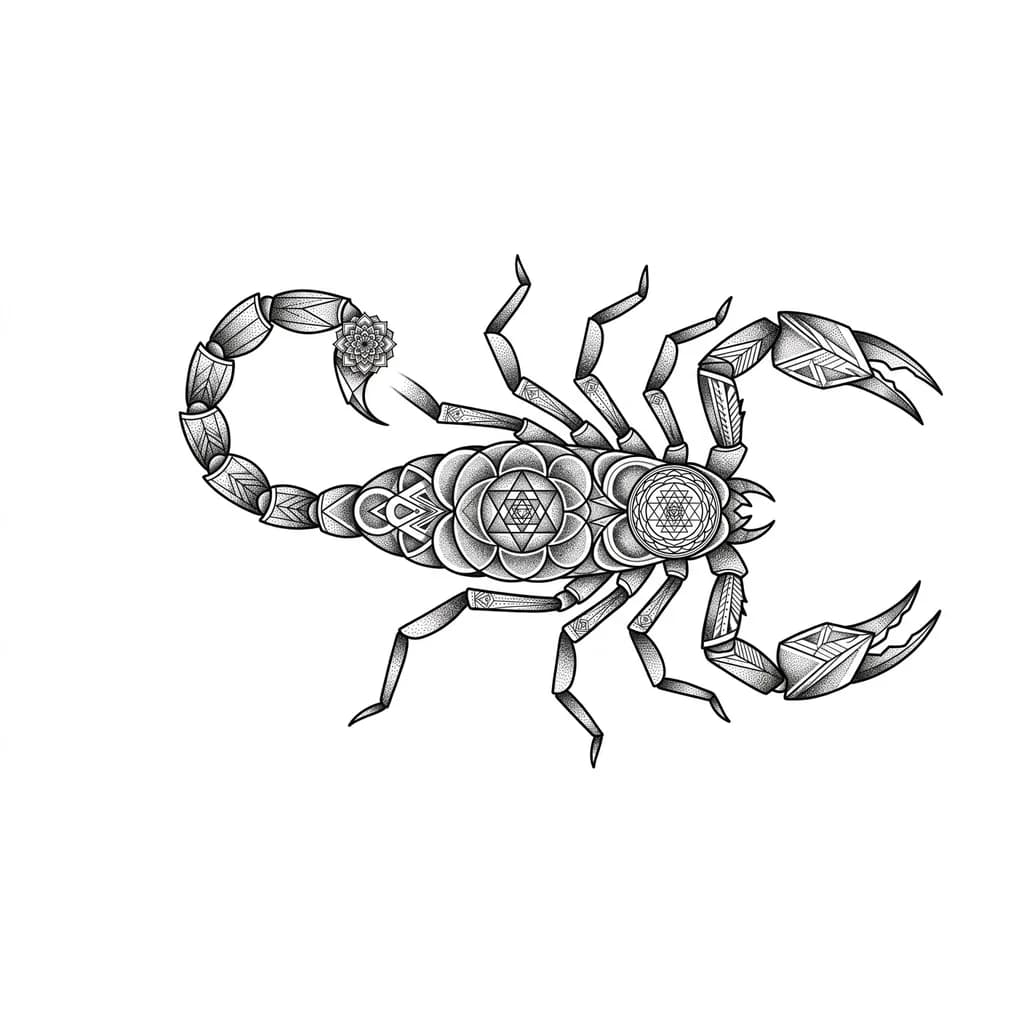 скорпион геометрический