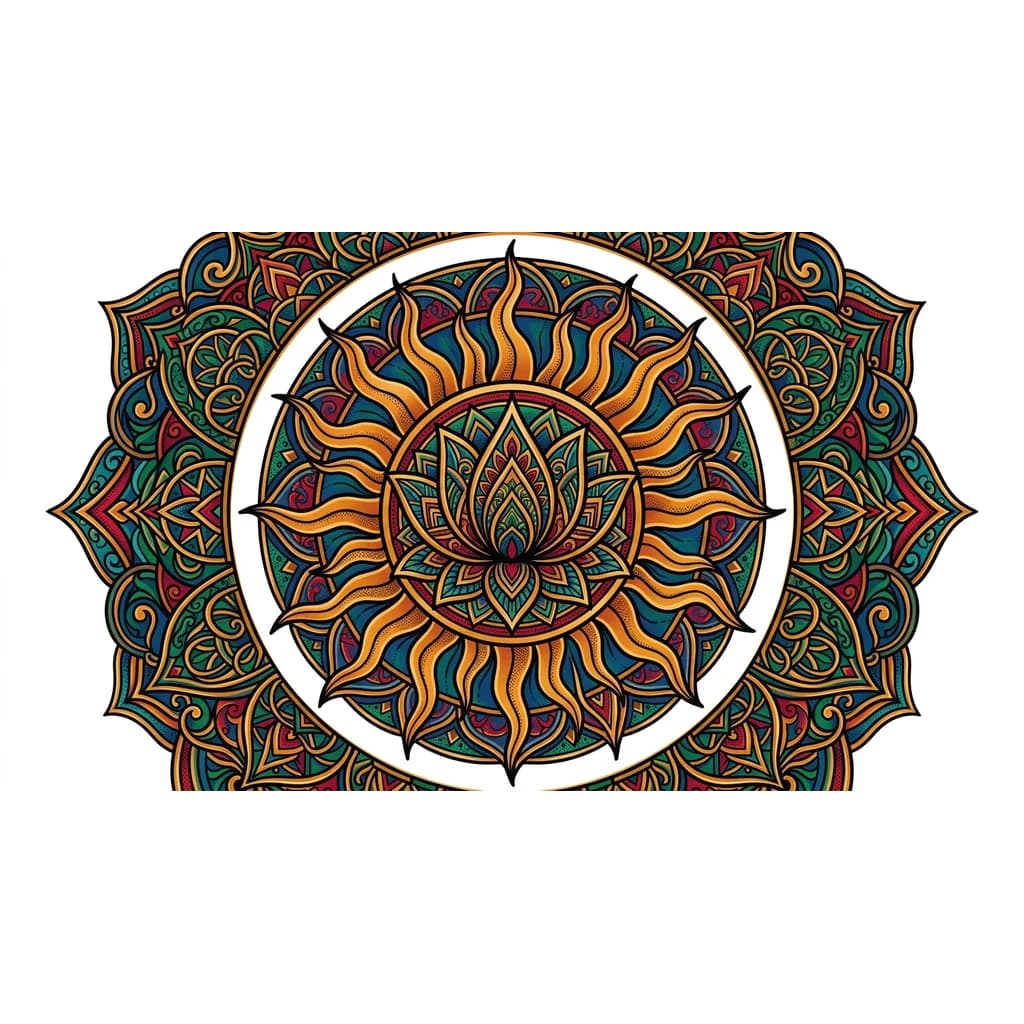 Солнце, лучи волнистые и не рваные, линии: внутри золотистые и снаружи черным, без закрашивания фона. Буду бить на правую лопатку для увеличения энергии, защиты и лидерства - поэтому вид солнца должен быть мощным, как бы наполняющим жизнью. При этом это должно выглядеть без излишеств, дорого и по-мужски.